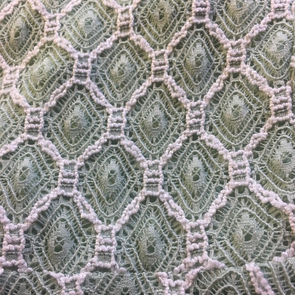 Kimchi Blue Diamond Mint Lace Crochet Dress - Picture 8 of 8